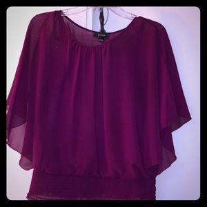 Beautiful blouse magenta in color